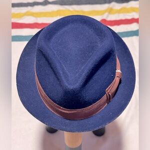 Goorin Bros Pork Pie Midnight Blue Size L (7 3/8)